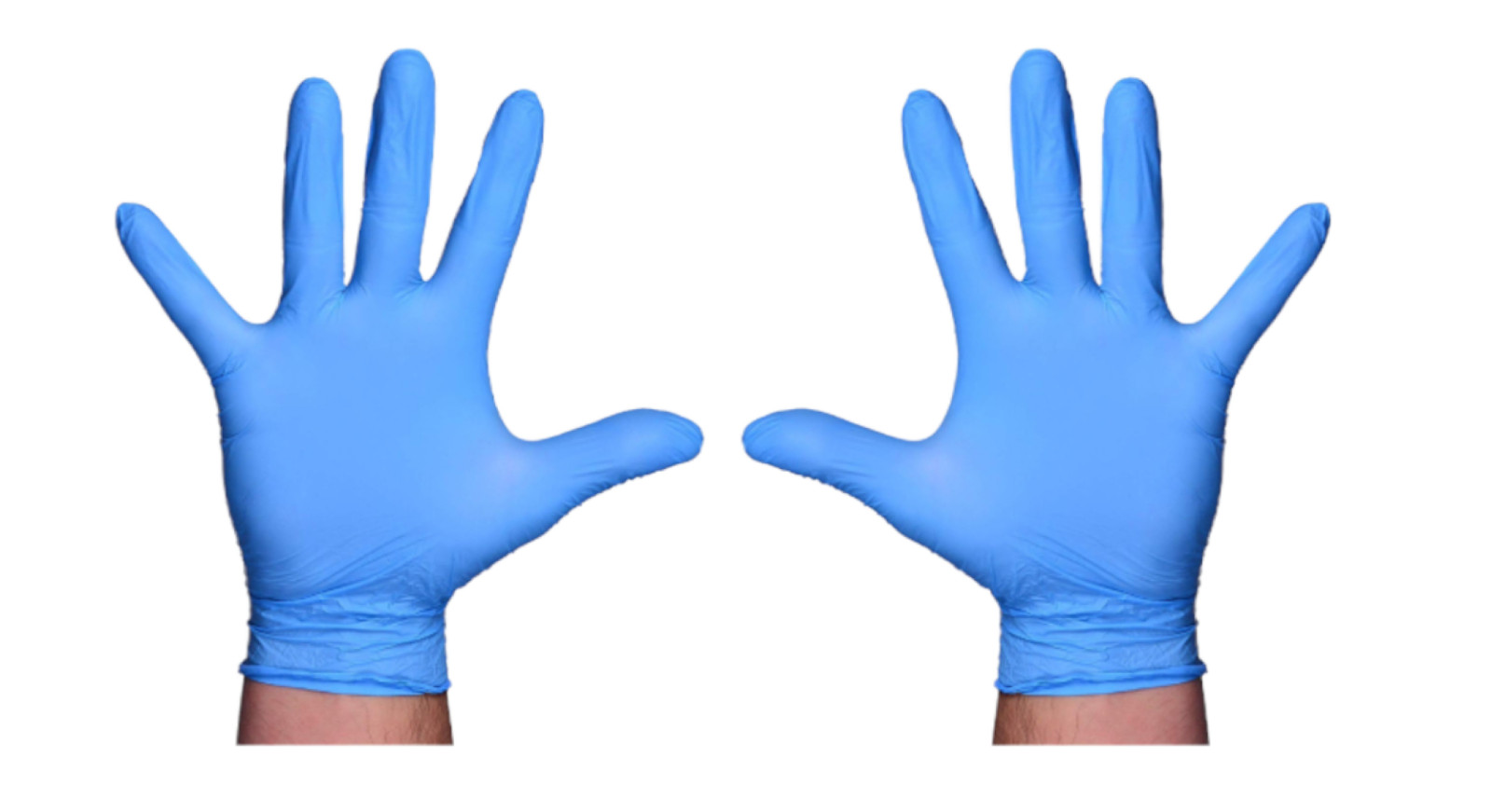 NITRILE EXAM GLOVES BLUE, POWDER FREE, NON-TOXIC, 1 BOX 100 PC, SIZE «M»