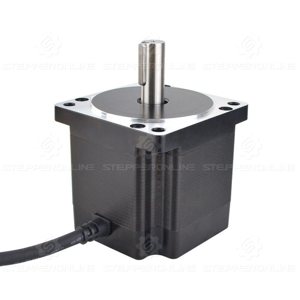 STEPPERONLINE Nema 34 Stepper Motor 680oz.in 6A 86x80mm 14mm Key-way Shaft CNC