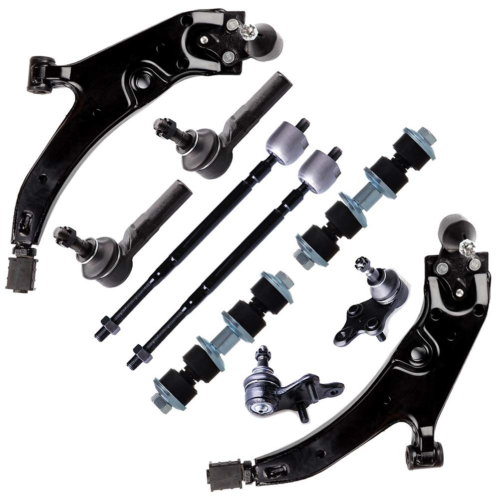 10pc Suspension Kit 1992-1997 Toyota Paseo Tercel Tie Rod Control Arm Ball Joint