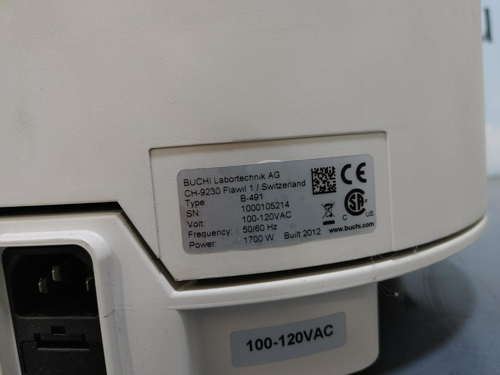 Buchi B-491 Digital Control Heating Bath w Base Station for R210/R215 Rotovapor