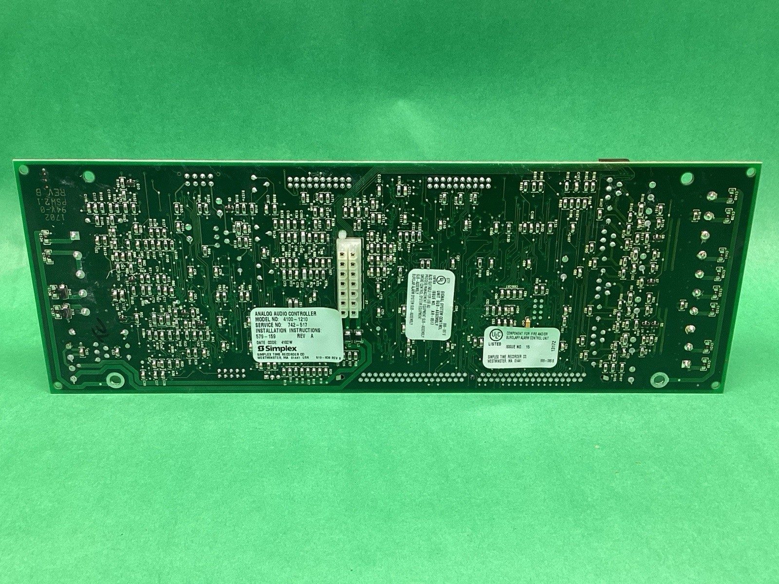 Simplex 4100-1210 Analog Audio Controller 566-218 + Memory Expansion 4100-1241