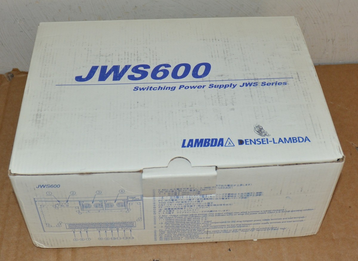 Lambda New JWS600-24 Industrial Switching Power Supply 24 V DC 27 A 600 W