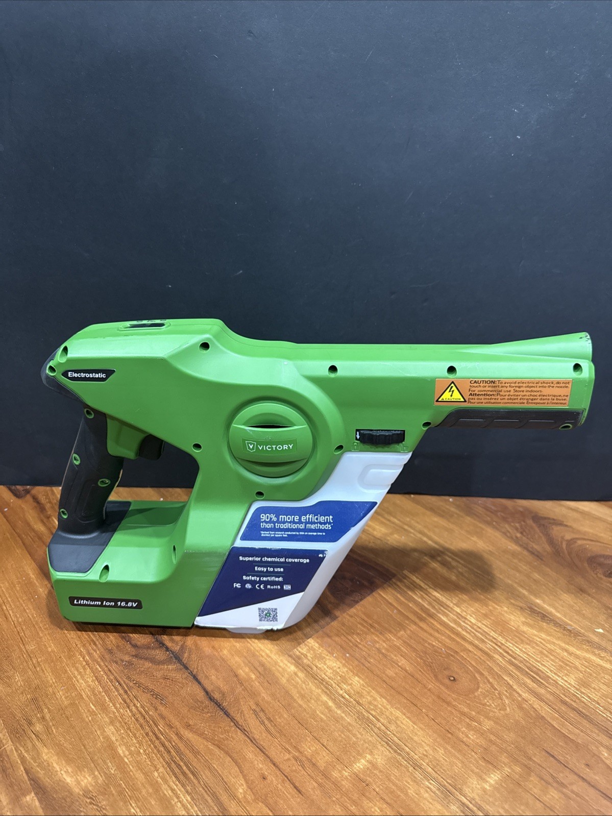 Victory Innovations VP200ES Electrostatic Sprayer – Tool Only. No Charger, No Ba