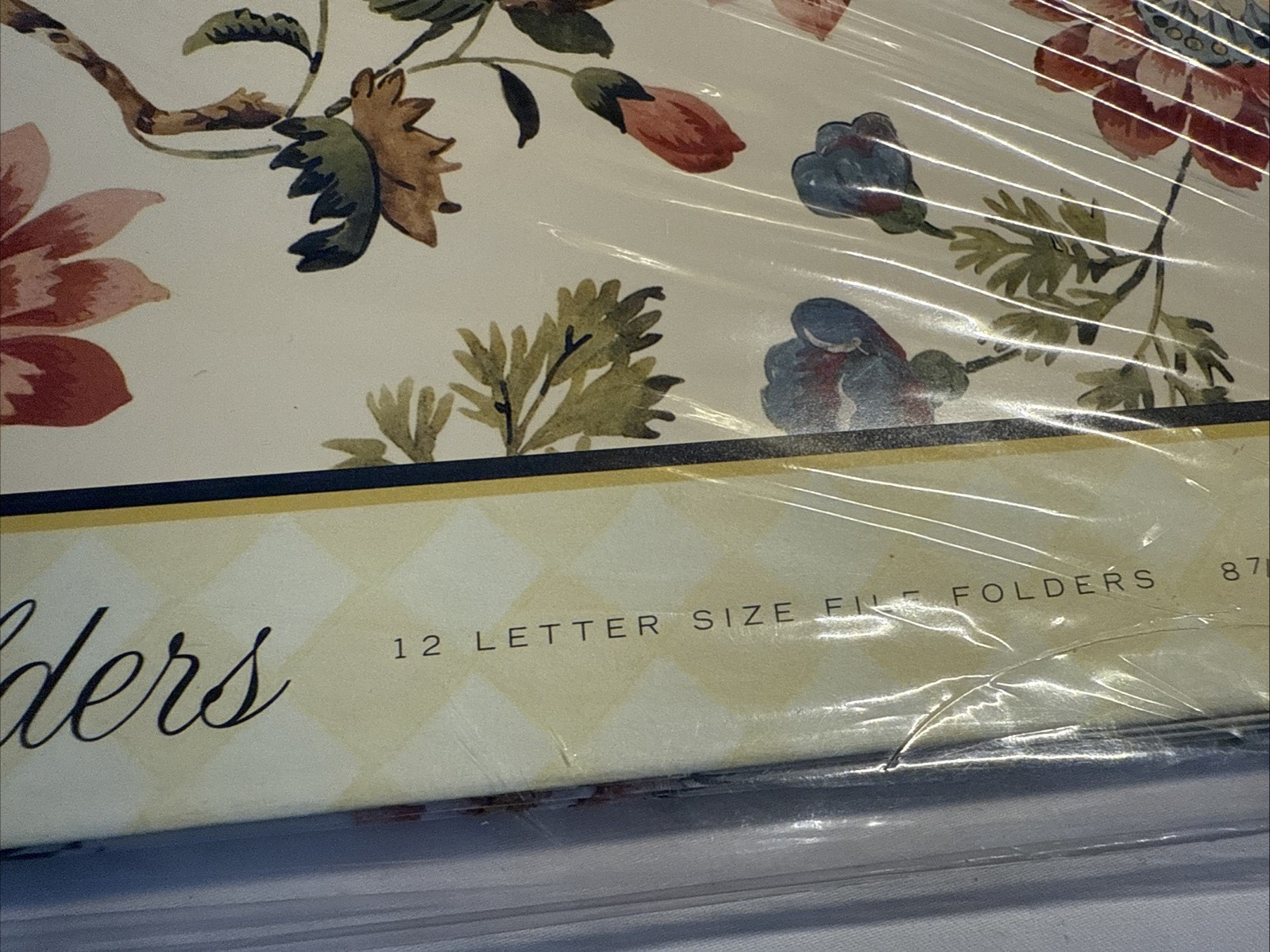 File Folders Decorative Fancy Floral Fruit Country Farm VTG NEW 2 PACKS SEALED