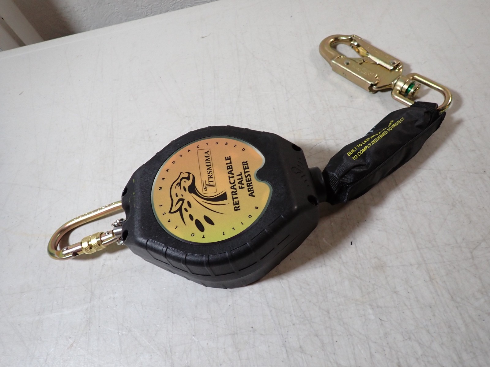 Fall Protection Arrester Retractable Lanyard 10FT Construction Self-Retracting