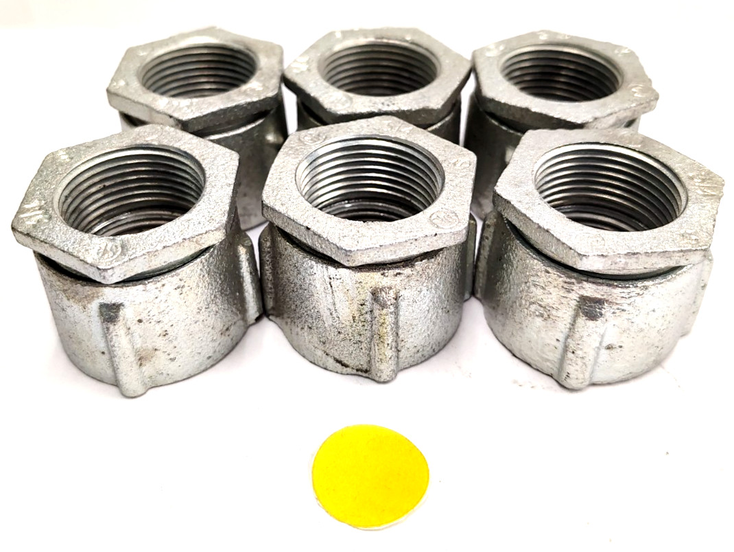 UNBRANDED 3/4″ RIGID & INTERMEDIATE CONDUIT COUPLINGS ***LOT OF 6****