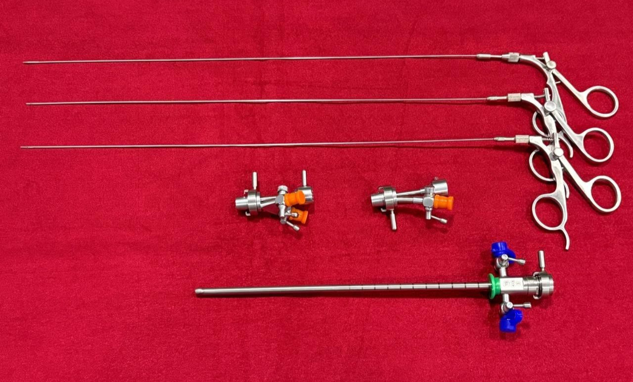 Hysteroscopy Cystoscopy Surgery Set 19FR with Semi Rigid Graspers 5FR Reusable