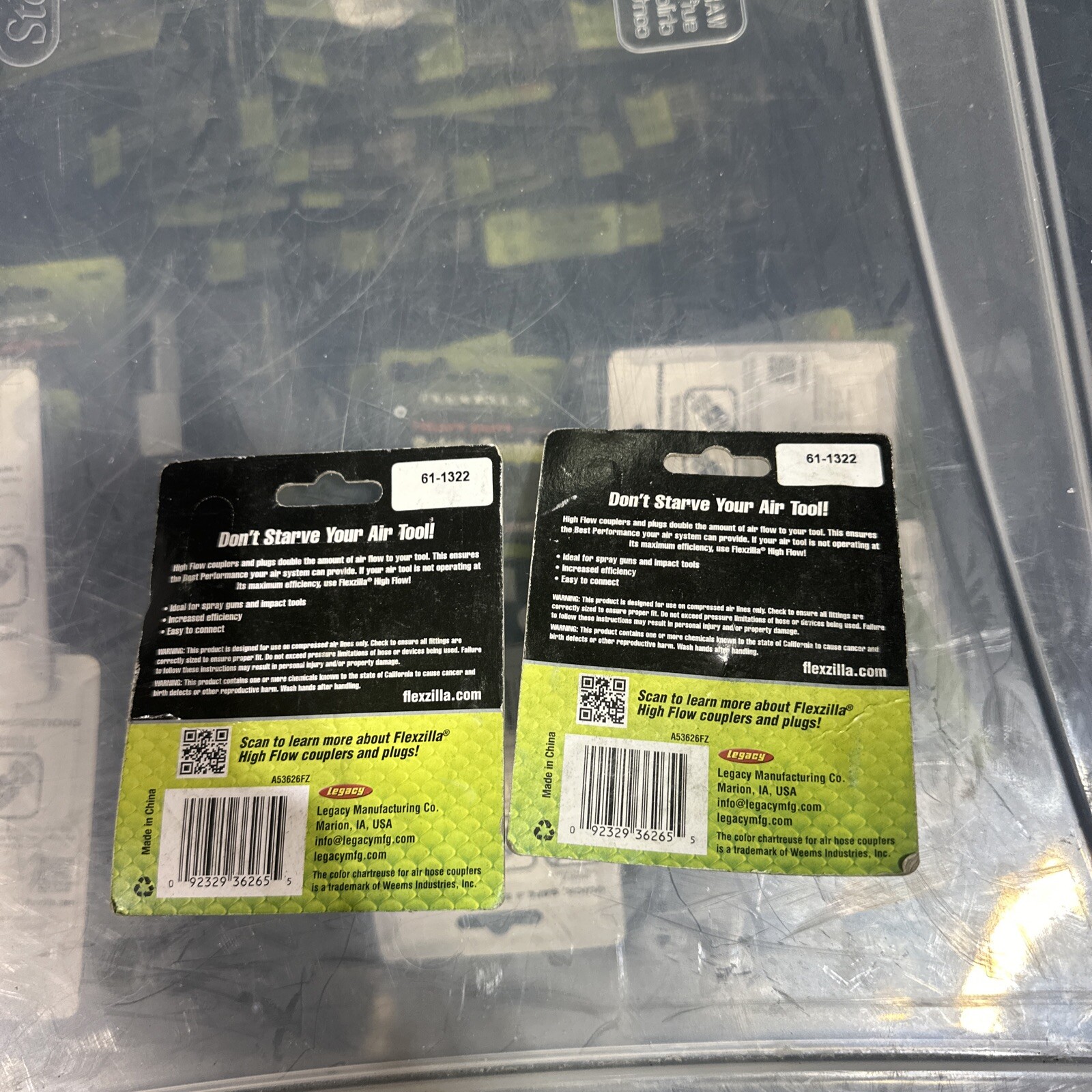 2 PKS FLEXZILLA PRO HIGH FLOW AIR HOSE QUICK COUPLER’S 3/8″ MNPT A53626FZ