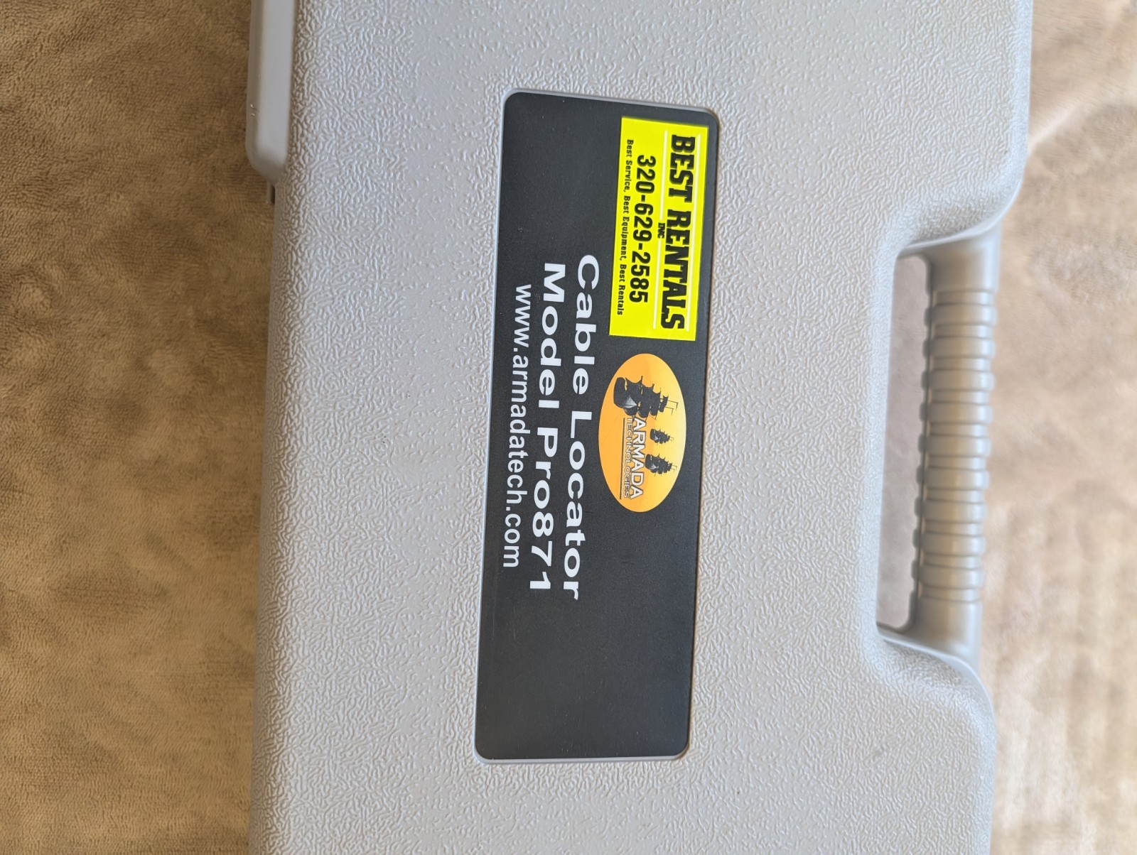 Armada Technologies Pro871C Cable Locator Kit Receiver/Transmitter Hard Case
