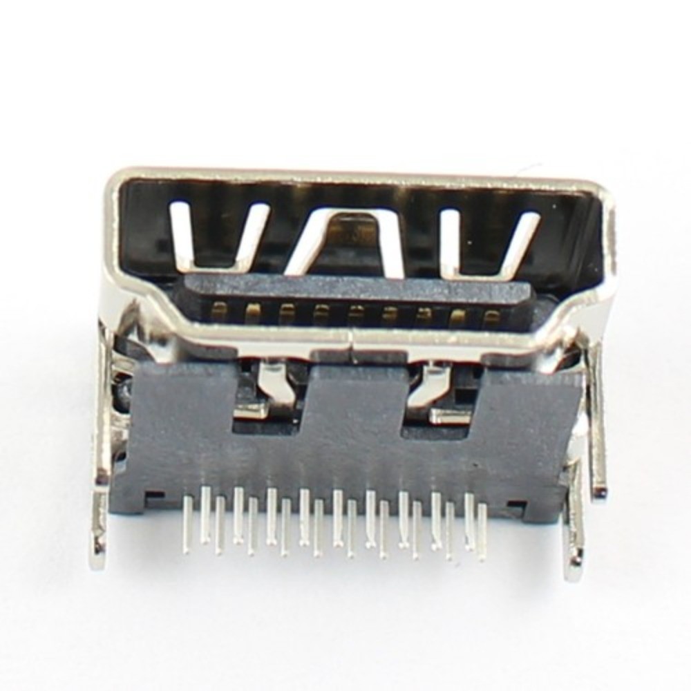 50Pcs New HDMI 19 Pin Female Right DIP PCB Socket Connector 4 Legs