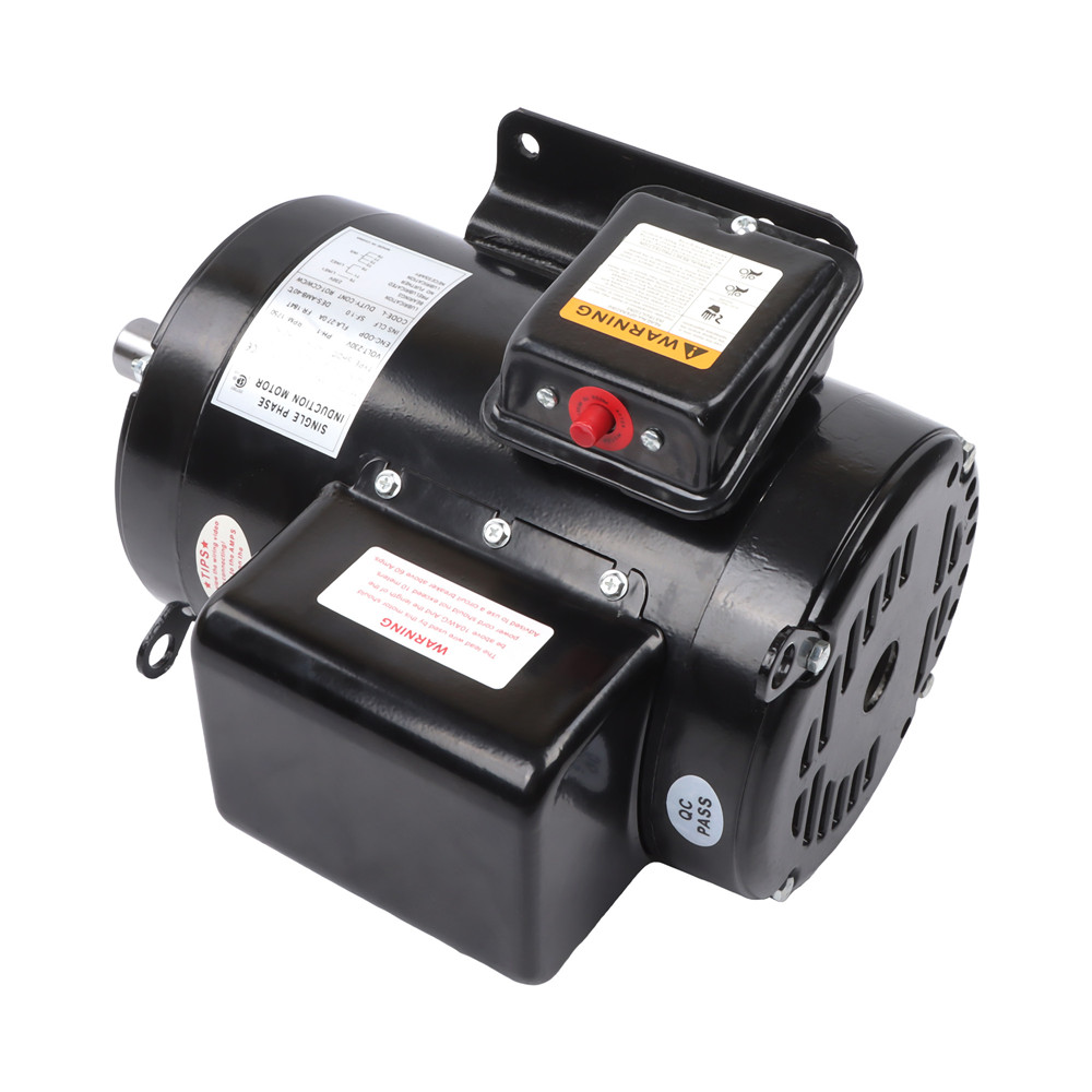 1Pack Single Phase Motor 5HP L1430T 208-230V 1725RPM 184T Frame 1-1/8″ Shaft