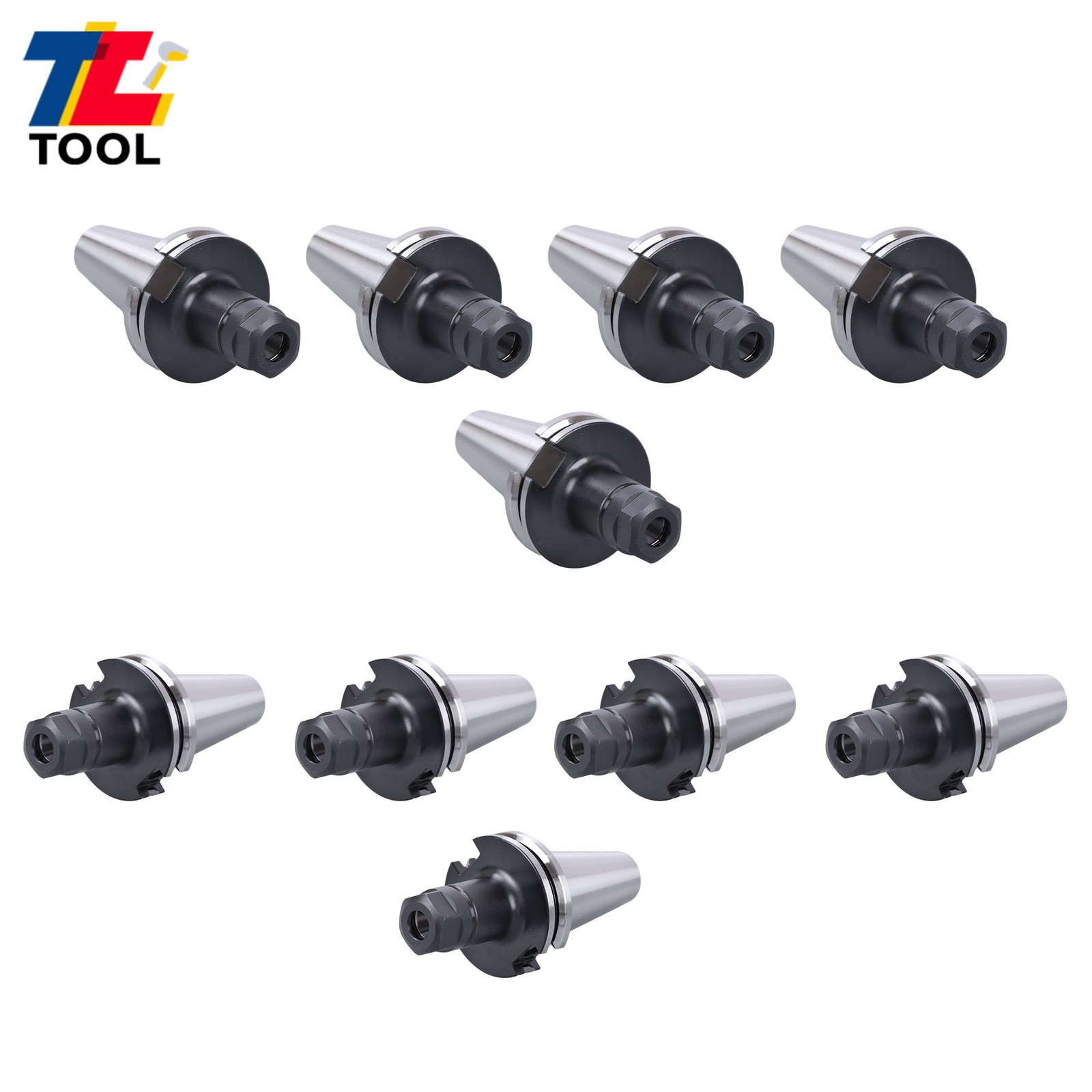 10PCS CAT40 ER16 2.76″ 70mm Collet Chuck Tool Holder Balanced G2.5 20000RPM