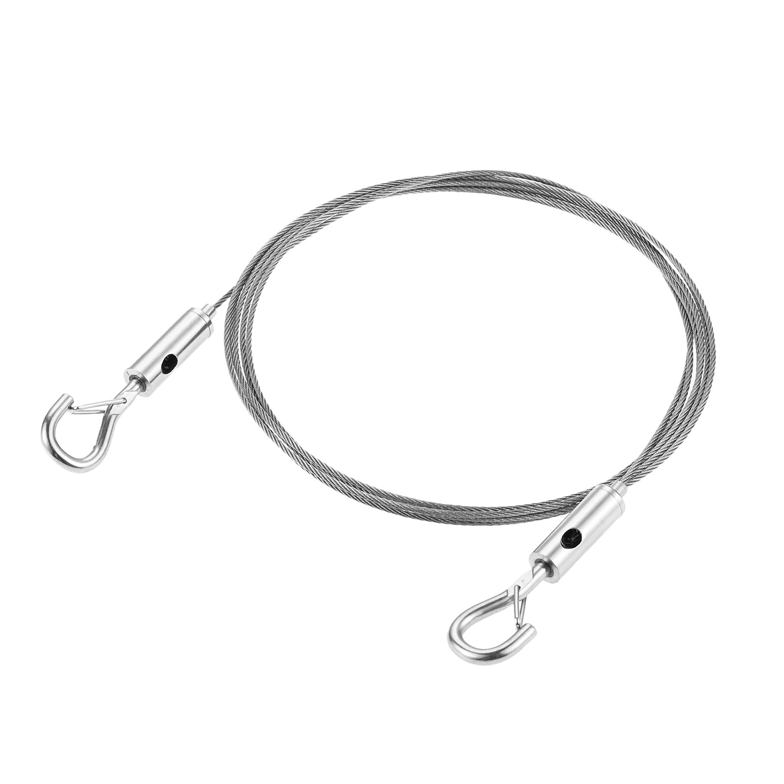 4Pcs Stainless Steel Rope Adjustable Picture Hanging Wire Kit 6.6FT Heavy Duty