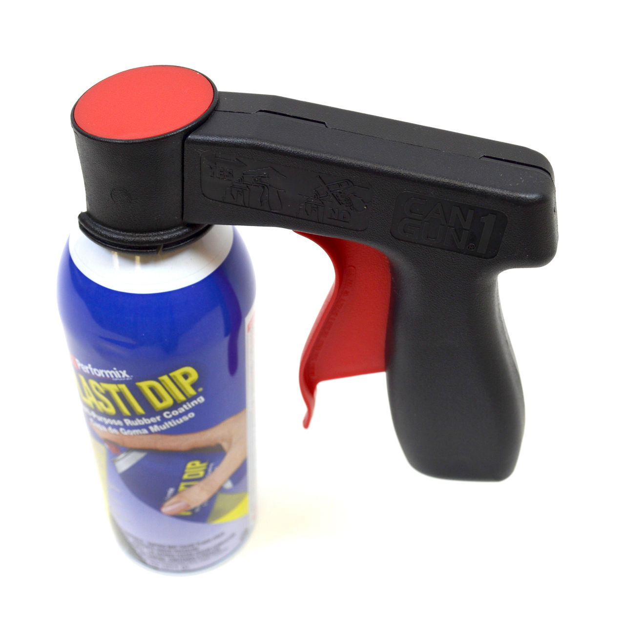 Plasti Dip Glossy, 11 oz Aerosol, BLACK, Pack of 4 cans with bonus Cangun Tool