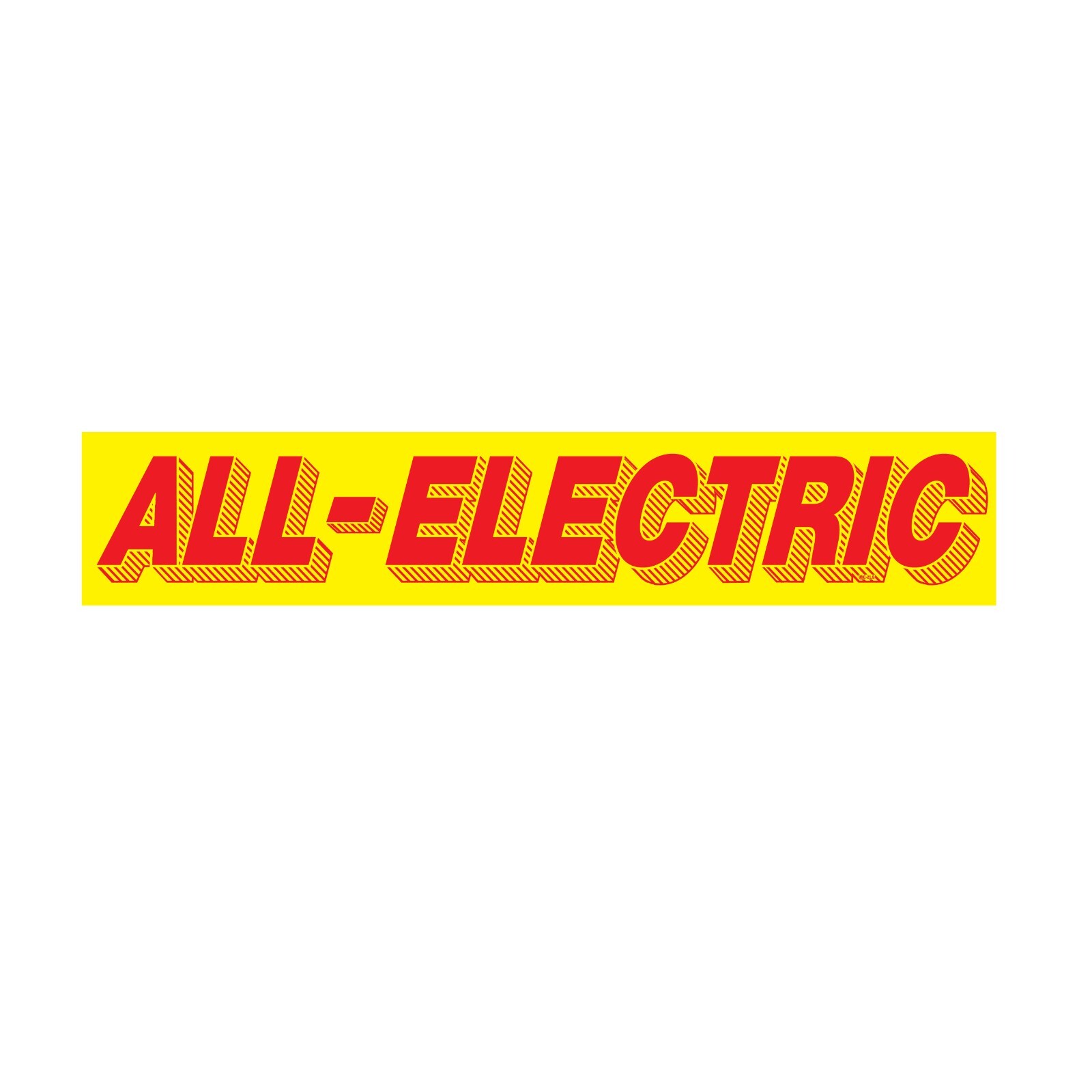 12-Pack Fluorescent Chartreuse Windshield Signs – Waterproof, Adhesive Car Decal