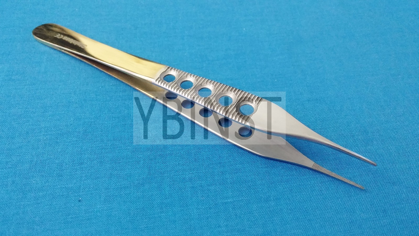 3 PCS ADSON DRESSING +BROWN+TISSUE PLASTIC SURGERY FORCEPS 6″ GOLD HANDLE