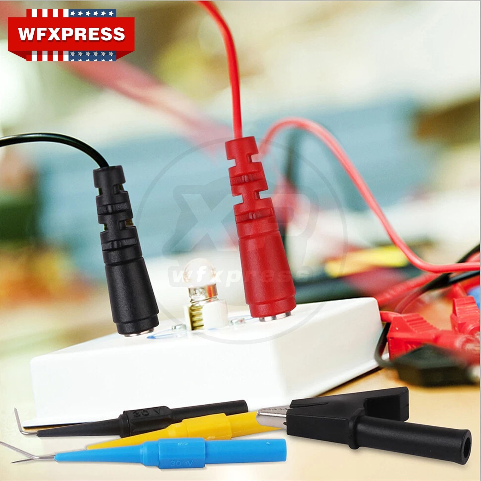 22Pcs Back Probe Kit Multimeter Test Leads Tool Identified Probe For Automotive