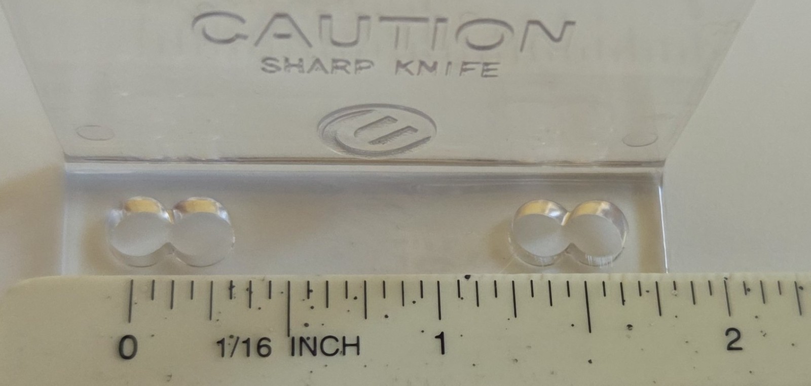 2 PACK Wipe-Down Blade for Industrial Uline Tape Dispensers – 2″, BRAND NEW