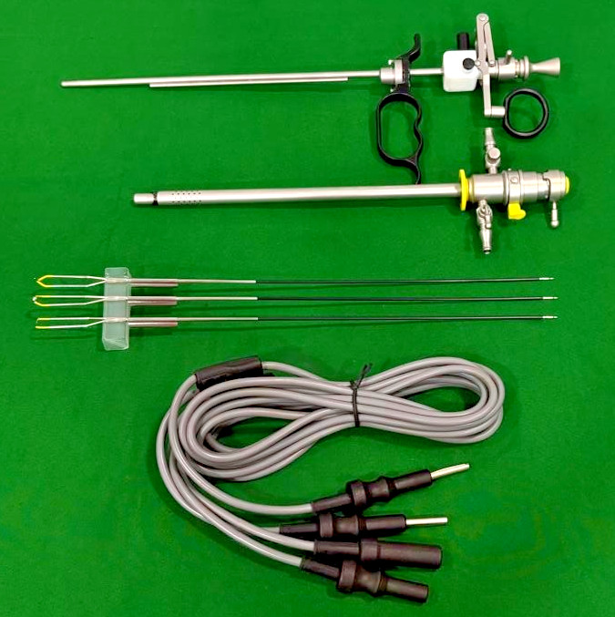 Hysteroscopy Resectoscope TURP Working Element Bipolar Passive Set 26FR Reusable