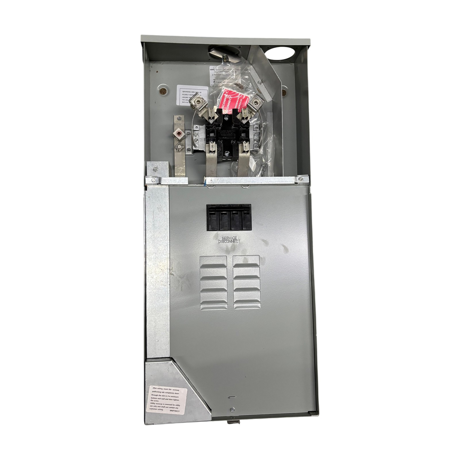 GE TSMR820CSFLFMG 200A 120/240V Meter Socket Load Center Combo
