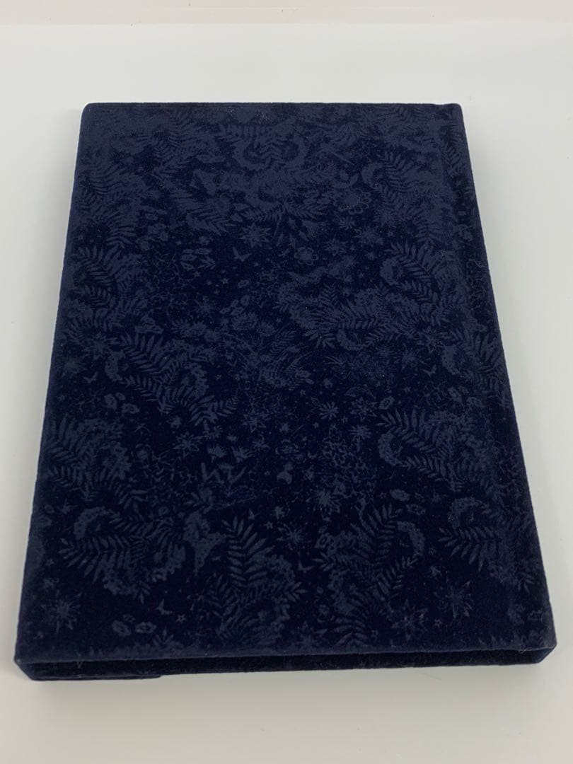 Christian Dior note notebook Navy Velvet cover