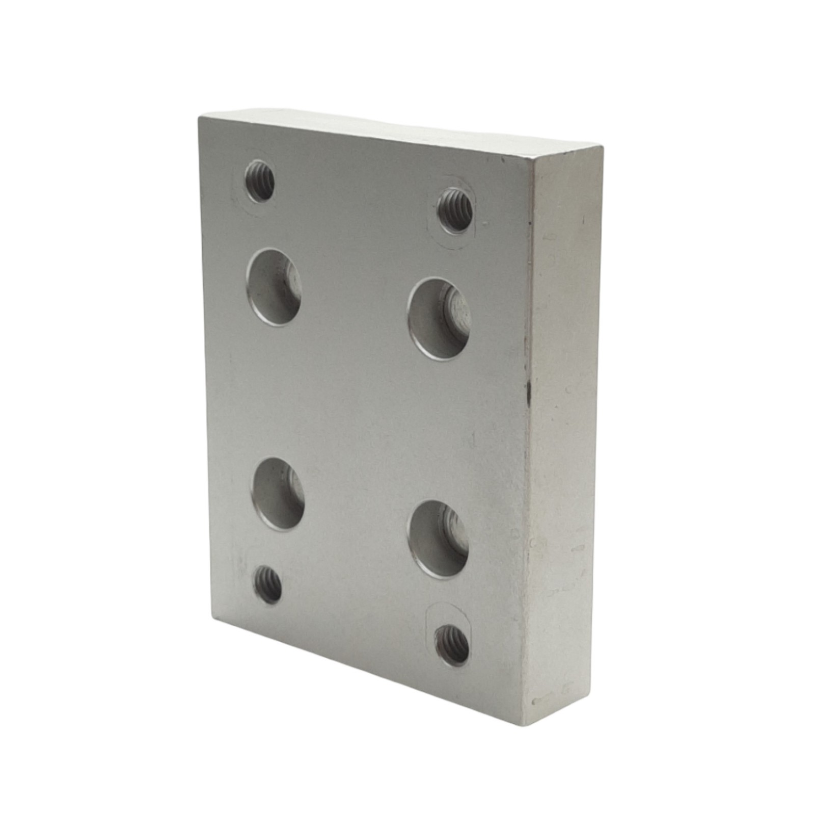 80/20 2420 15 Series Flange Mount Caster Base Plate, 3.750in x 3.00in x 0.750in