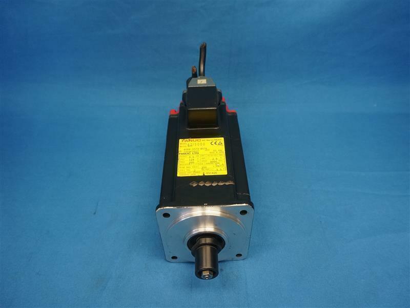 Fanuc 02/3000 A06B-0373-B076 A06B0373B076 AC Servo Motor w/ Breakage