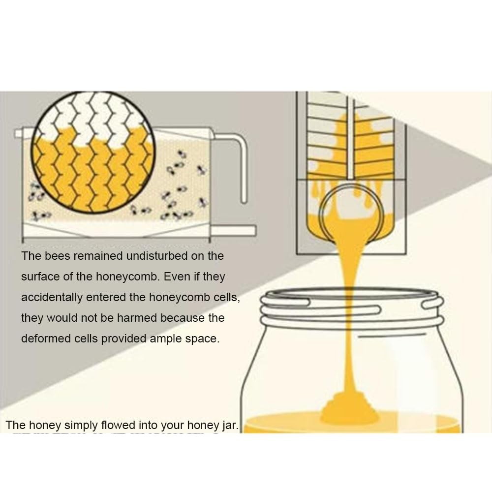 Automatic Honey Beehive Kit Beehive House with 7pcs Auto Ooze Beekeeping Frames
