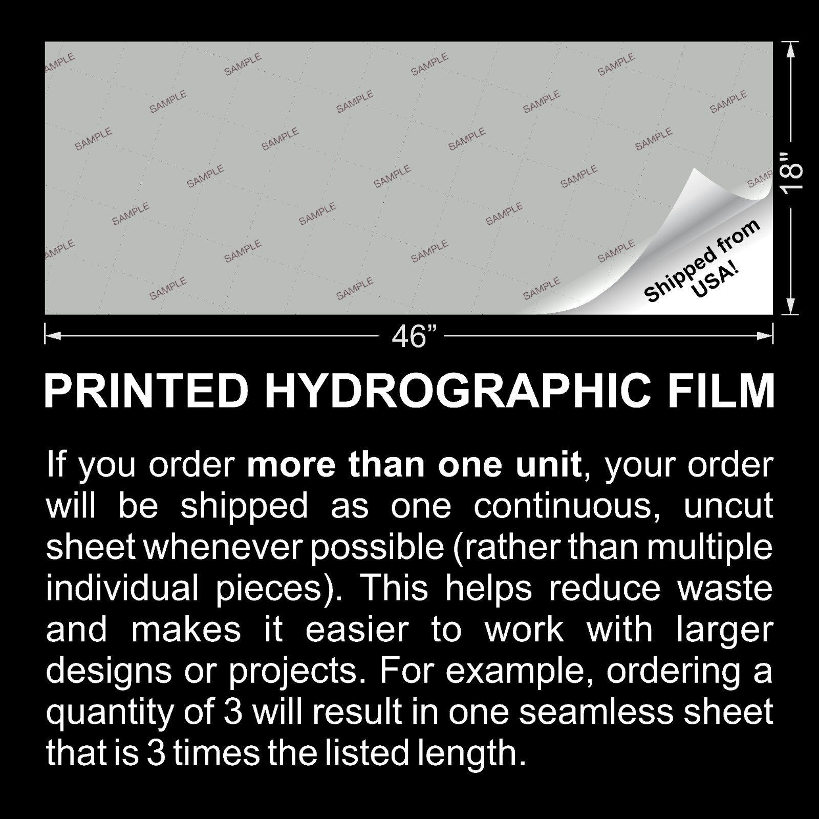 Joker 43 – 16″ x 48″ Hydrographic Film Hydro Dipping