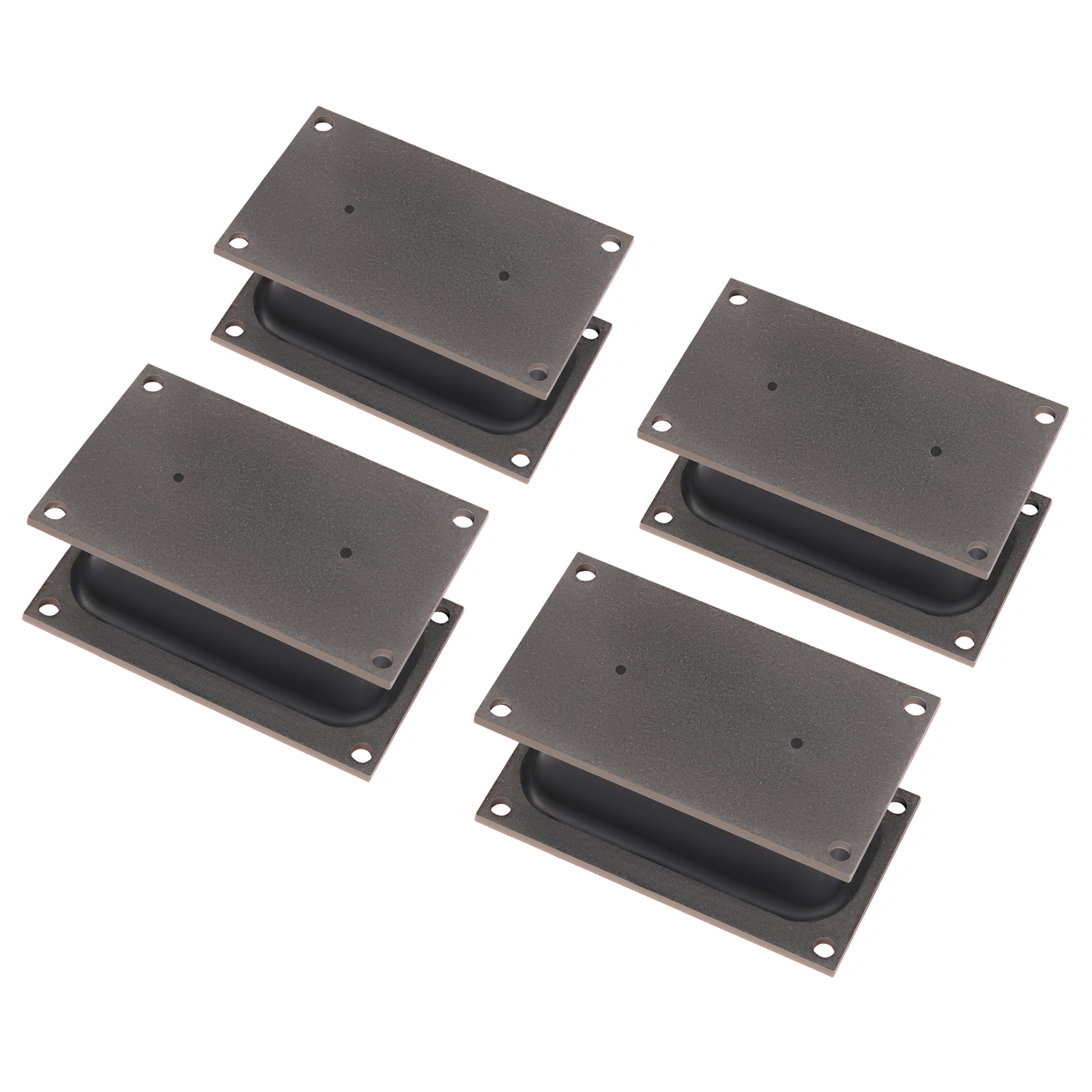 4PC Rubber Isolator Shock Mount For Stanley Bobcat Hydraulic Vibratory Compactor