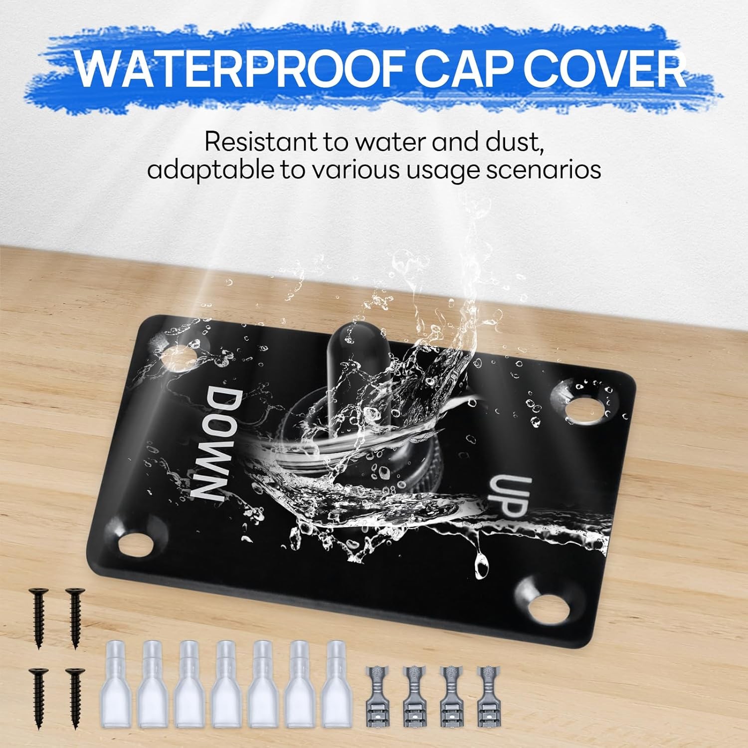 12V 30A DPDT Waterproof Latching Reverse Polarity Toggle Switch Up/Down
