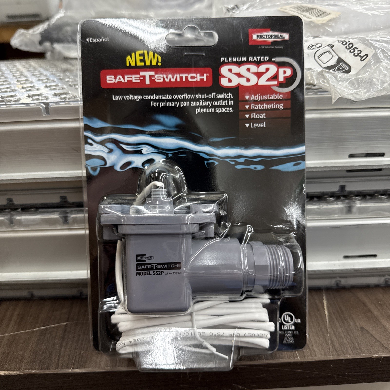 SAFE-T-SWITCH SS2P Condensate Overflow Shut-Off Switch – Brand New