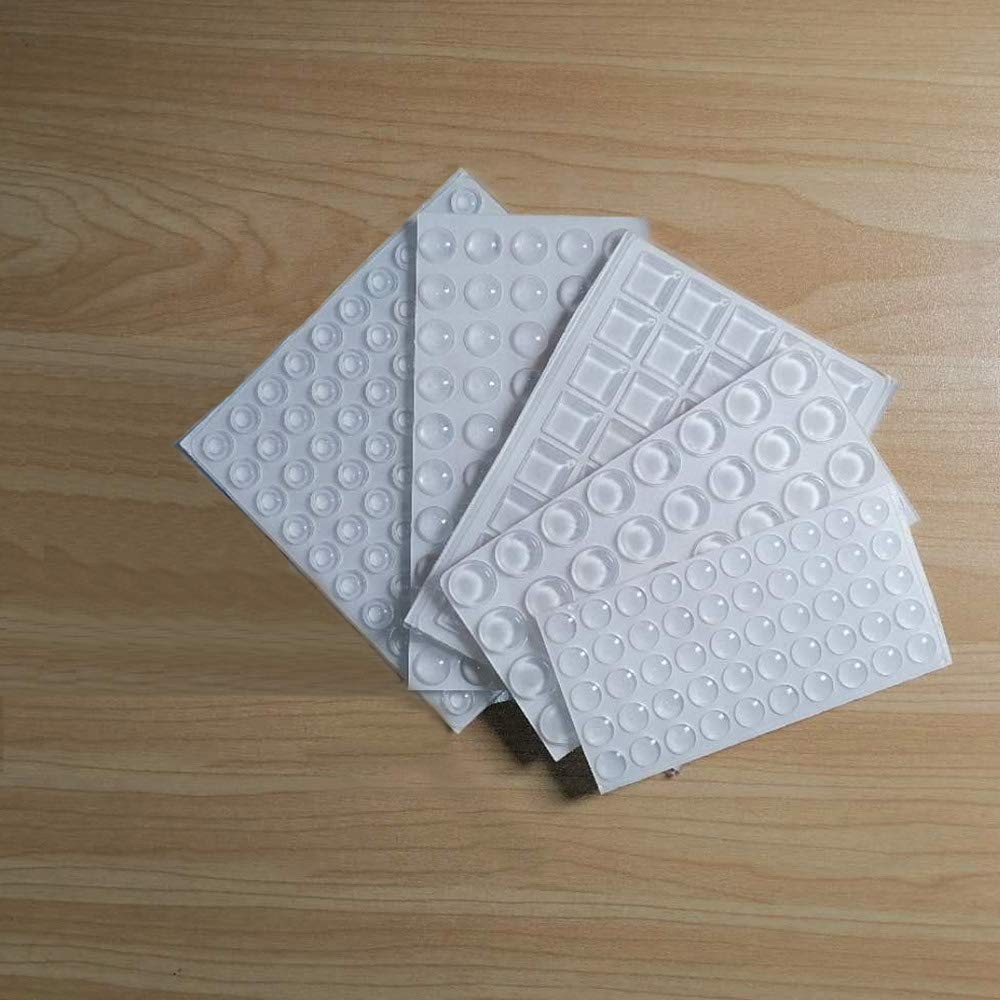 Cabinet Door Bumpers Clear Self Adhesive Noise 272PCS – 5 sizes pack,