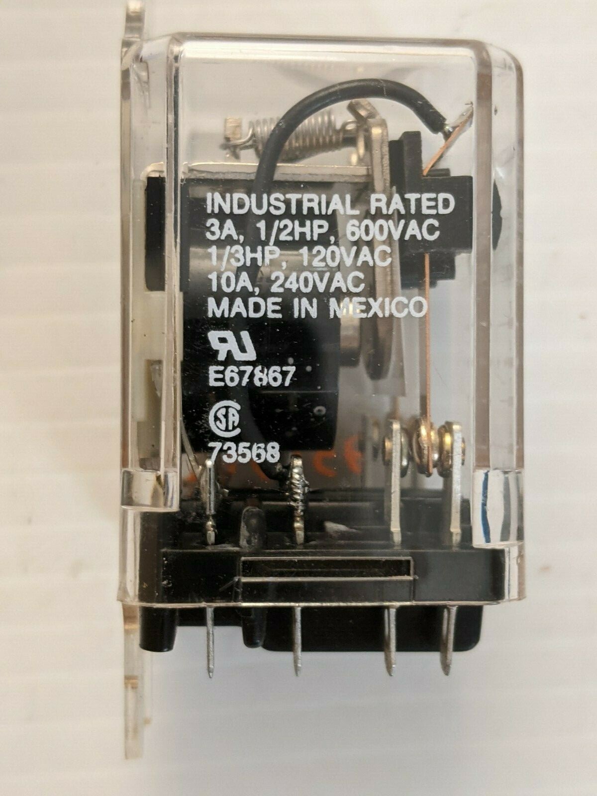 Master Electronics GQS-DPDT-12D 10A DPDT 12VDC General Purpose Relay