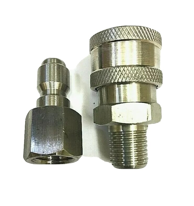 Legacy 8.707-110.0 Pressure Washer Hose Quick Coupler Socket Set 1/4 NPT