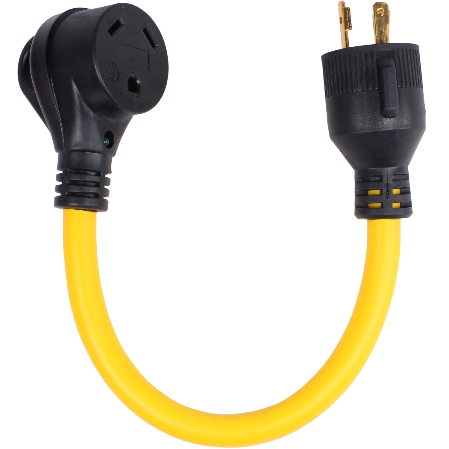 RV L5-30P Male to TT-30R Female 30 Amp Extension Cord Power Adapter Generator