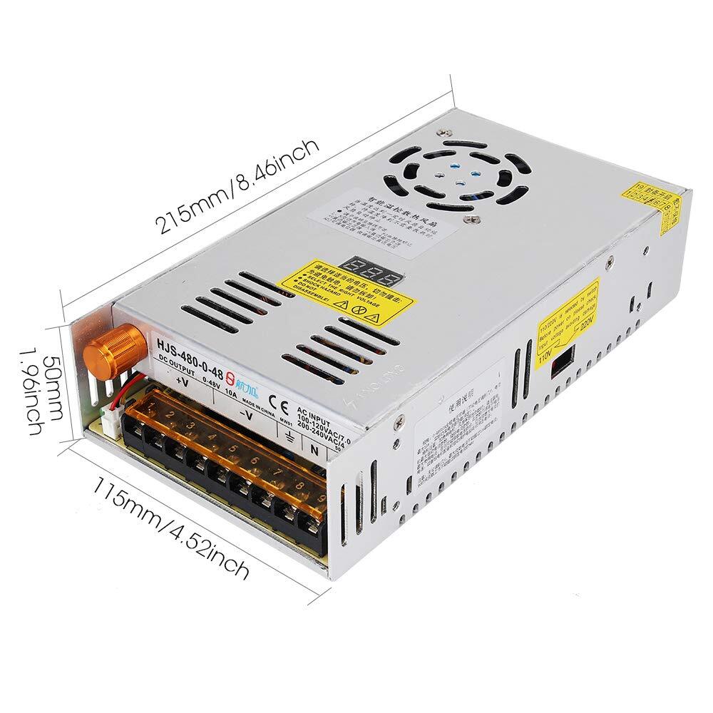 Adjustable Dc Power Voltage Converter Ac 110v220v To Dc 048v 10a Module Switchin