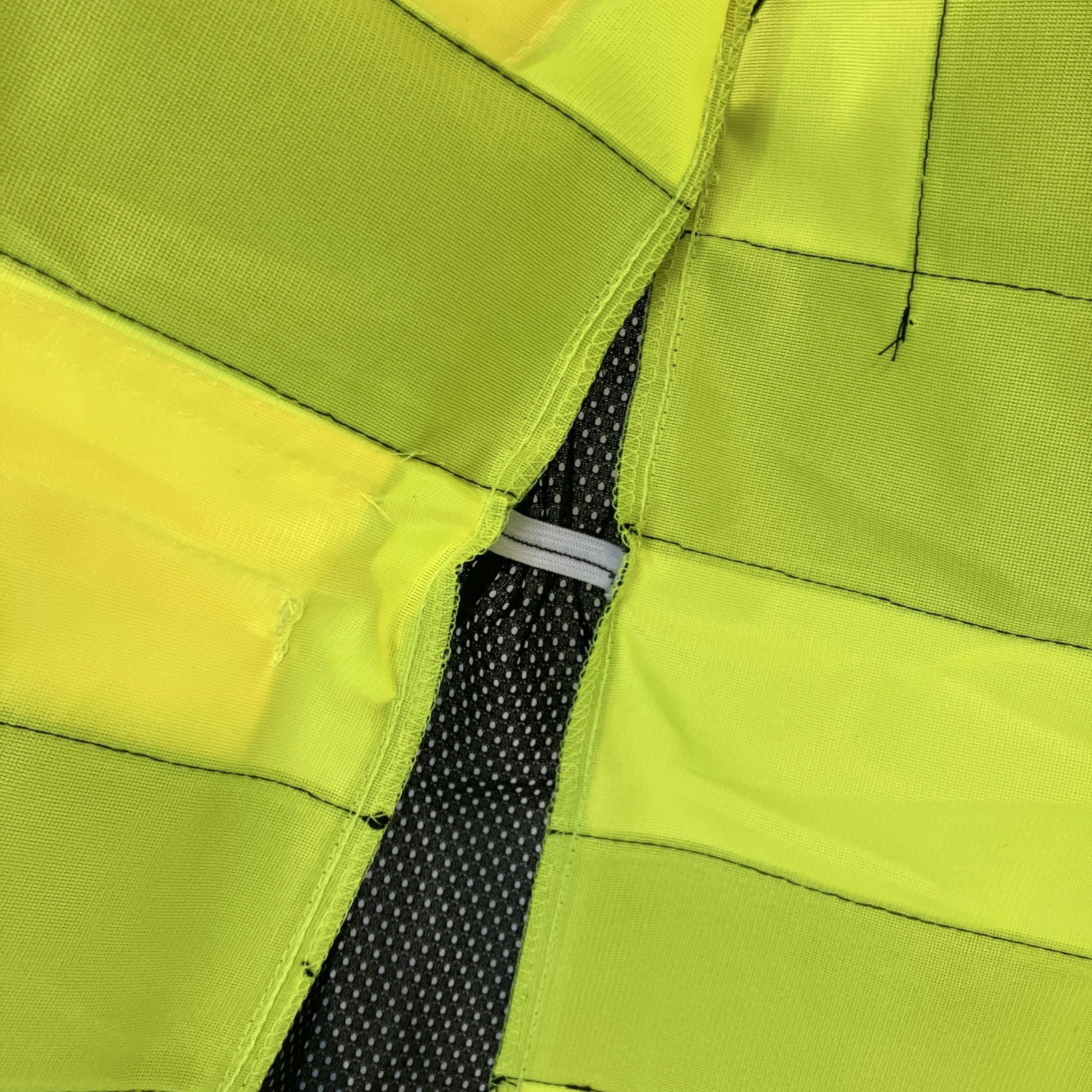 Women’s 8-Pocket hi vis vest Saftey Green Yellow ANSI Compliant sz M Medium