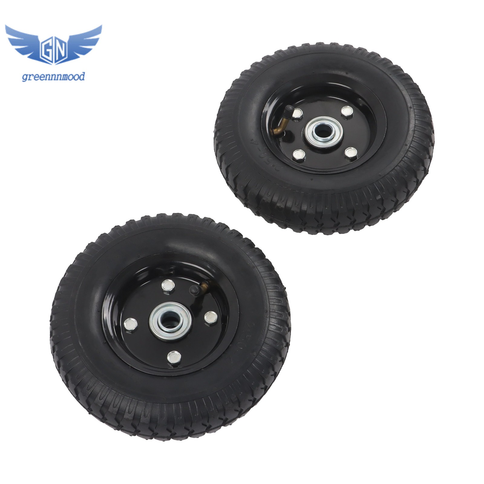 All Terrain Wheel Kit, Fits iQ3500 Generator, Solid Never Flat Tires Black