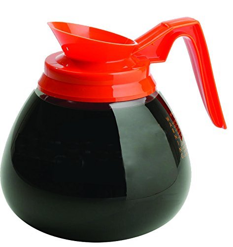 For BUNN – 2 Glass Coffee Pots/Decanter – 64 oz. Commercial – Black & Orange-NEW