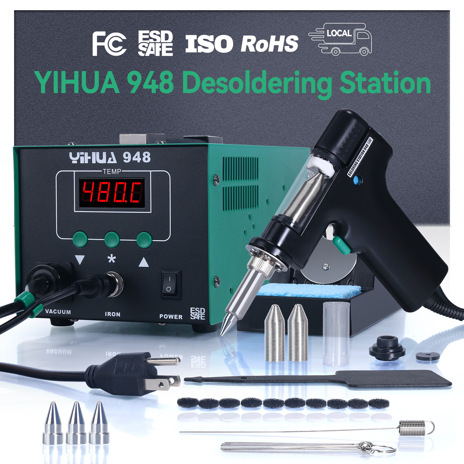 YIHUA882D 2 IN 1 /YIHUA948 Desoldering Station/YIHUA 948-II 4 IN 1 Welder Tools