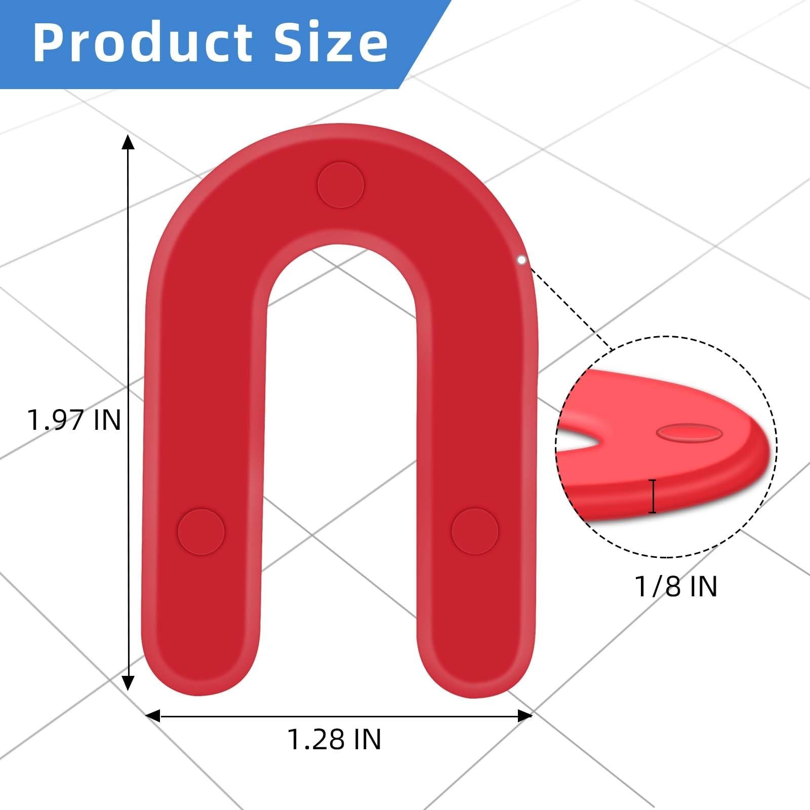 1/8 Inch Plastic Horseshoe Shims U Tile Spacers, Tile Leveling System Tile Sp…