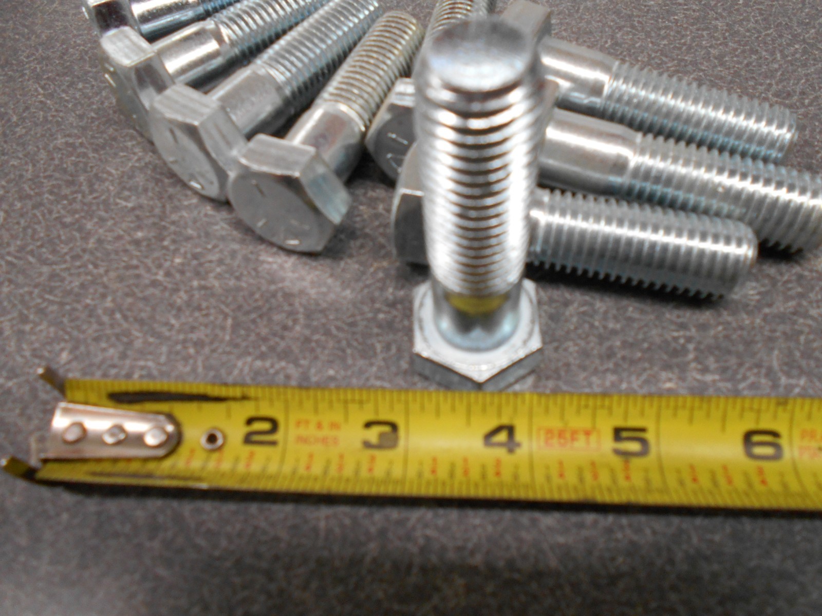 3/4″ x 2-3/4″ Bolt. Grade 5, (LOT OF 9) Capscrew Hex Head Bolt. Coarse #10. NOS!