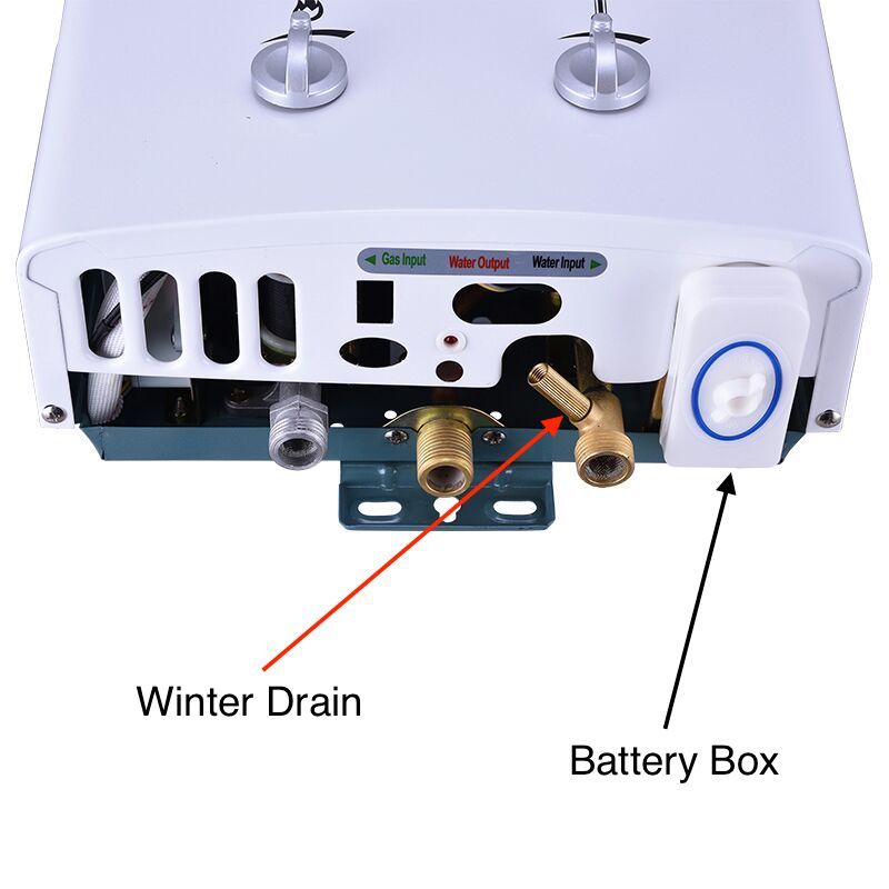 EXCEL 1.6 GPM TANKLESS GAS WATER HEATER (LOW PRESSURE STARTUP) VENTFREE (LPG)