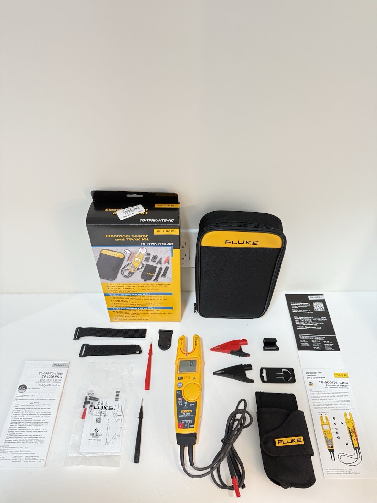 FLUKE T6-1000 ELECTRICAL TESTER W/ TPAK-HT6 AC285 KIT (NEW FACTORY SEALED) NEW