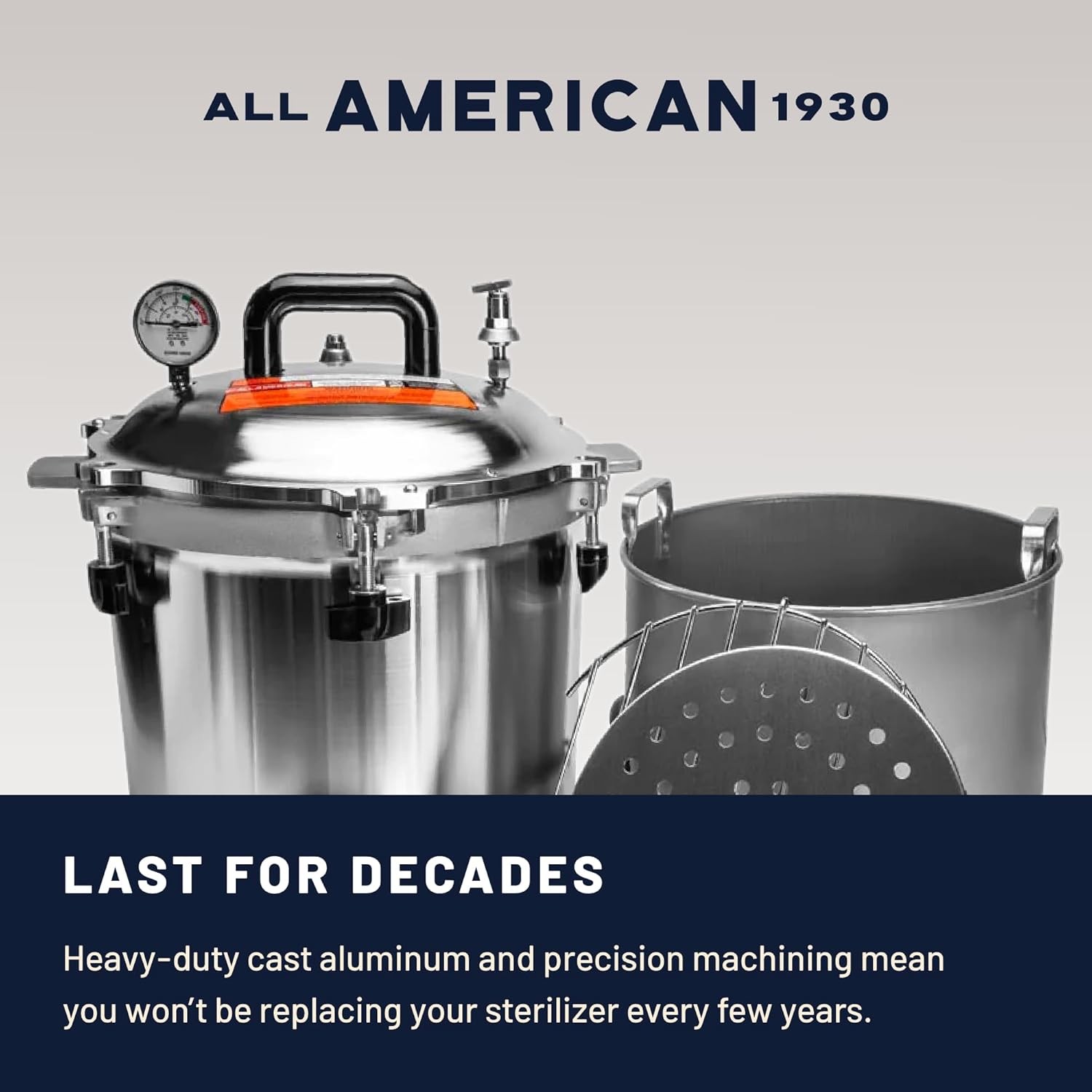 All-American 41.5 Quart Electric Sterilizer Pressure Cooker – 120 Volt, 50/60 Hz