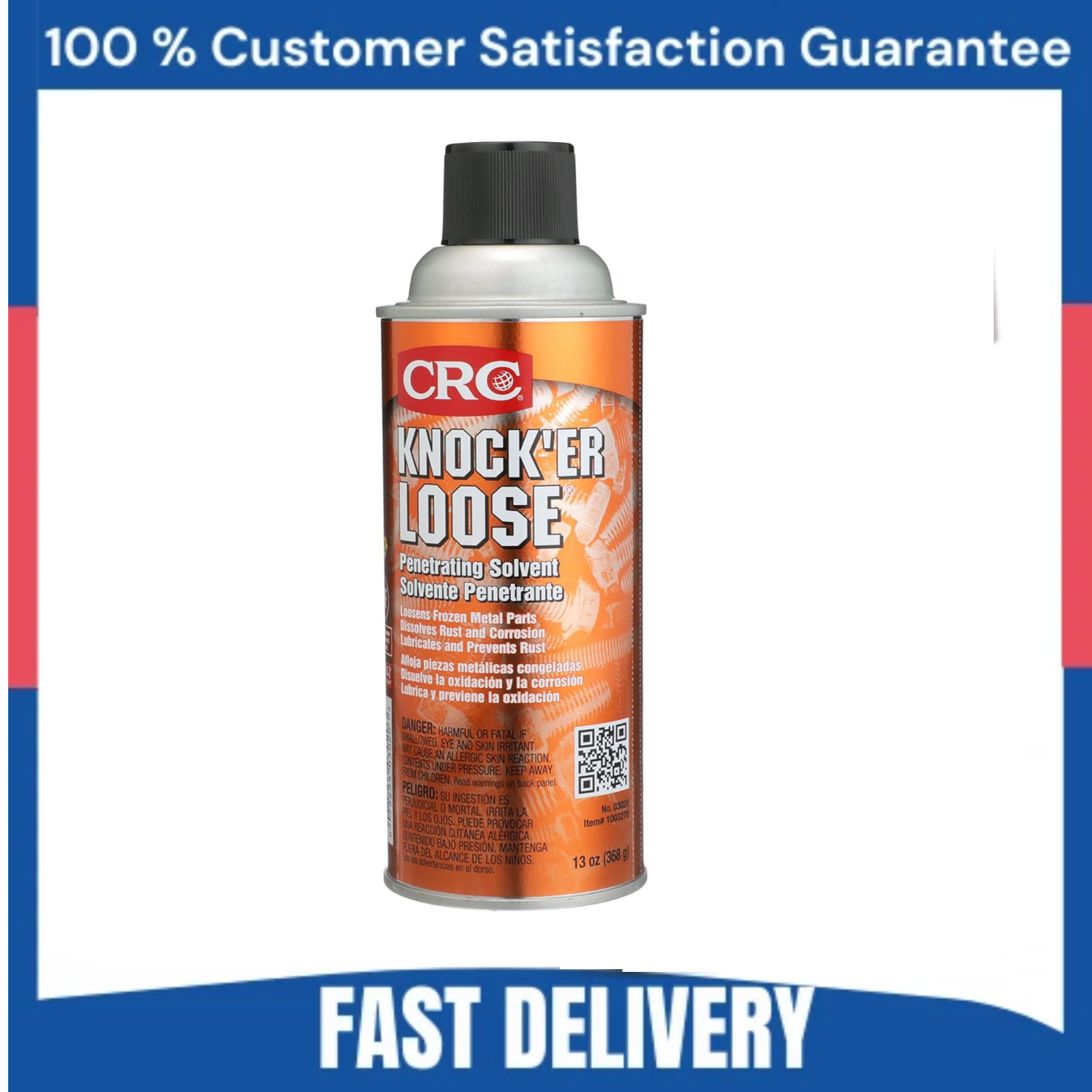 CRC Knock’er Loose Penetrating Solvent 03020 – [Reddish] 13 WT. Oz.,