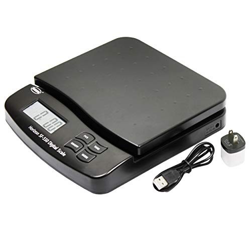 Digital Postal Shipping Scale 55 LB 25 kg 1 Gram Accuracy Backlit LCD