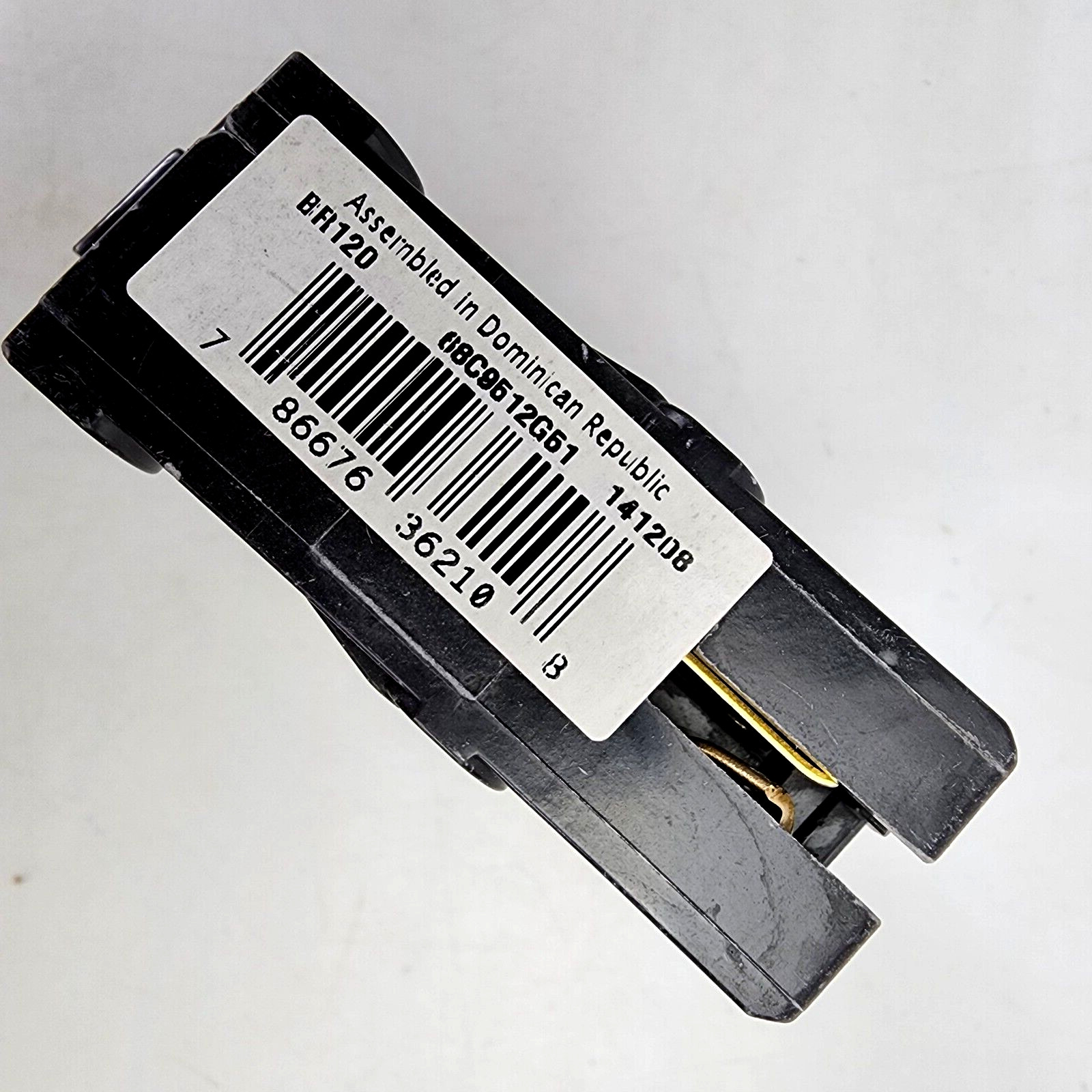 Eaton Cutler Hammer Circuit Breaker 1 Pole 20A 120 240V BR120 C120 Type Black
