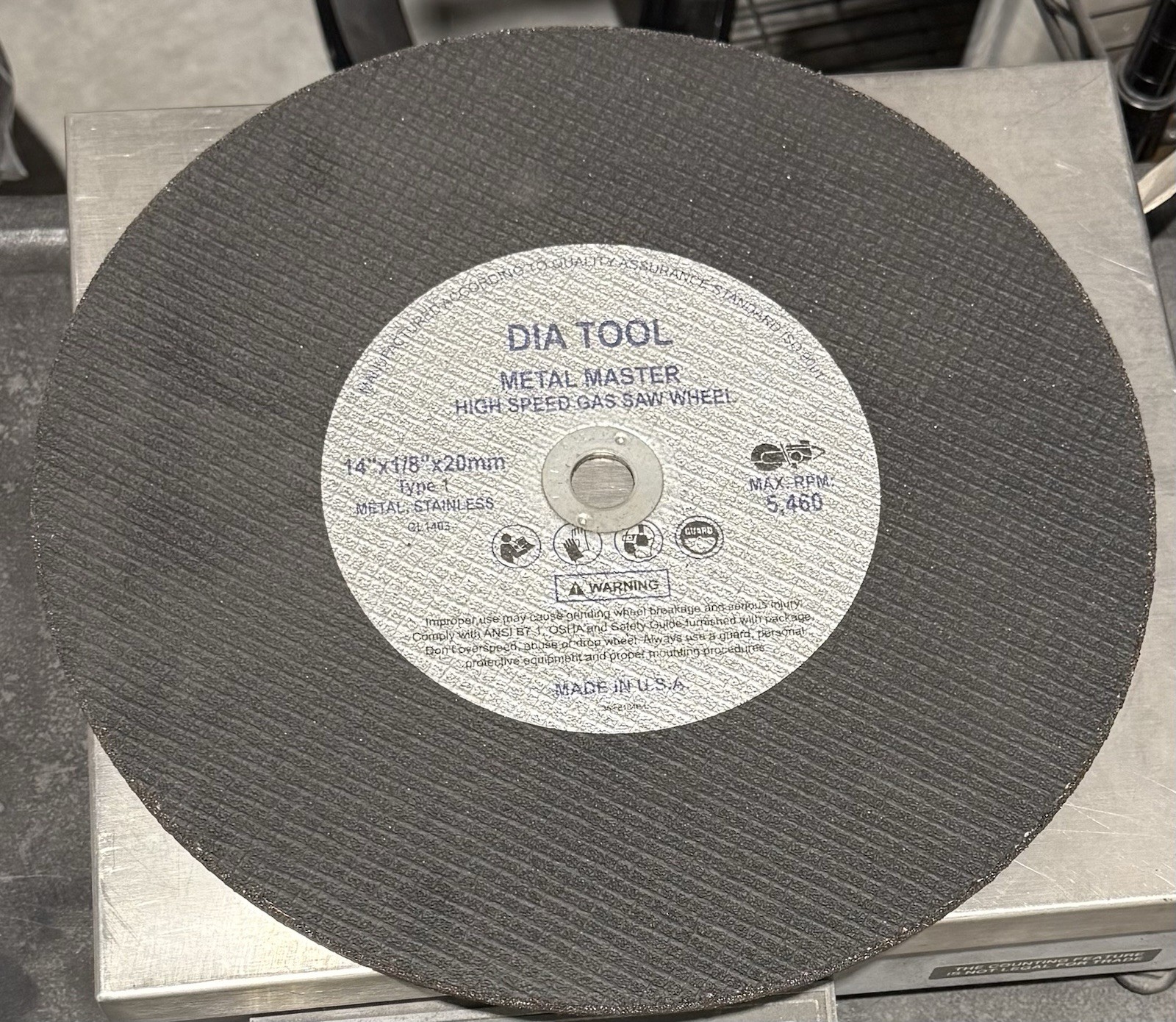 14″ x 1/8″ x 20mm Metal CUT-OFF WHEELS Chop Saw Wheel Cutting Blades. Multi Man